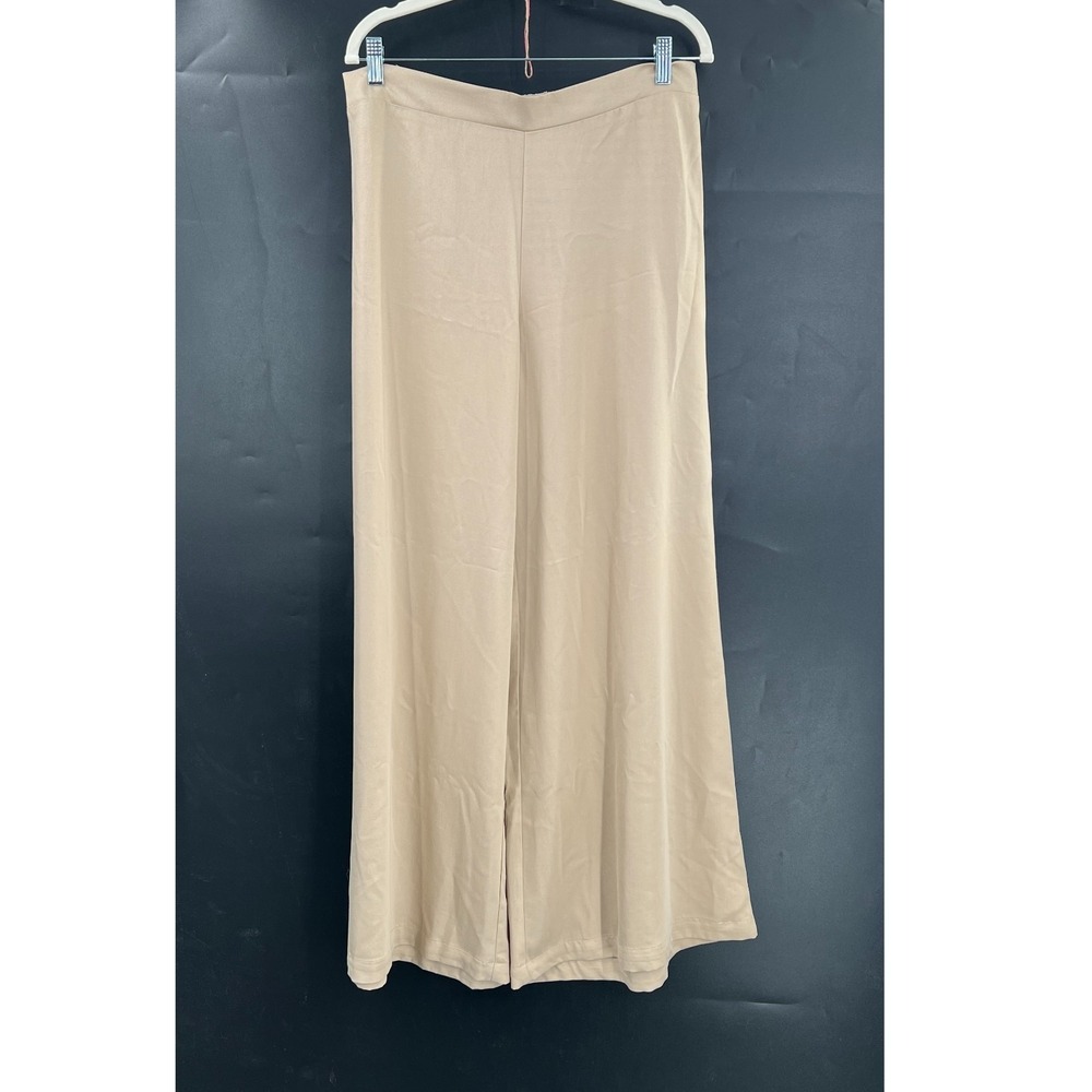 Fifteen Twenty Lily very wide leg high rise khaki pants coastal granddaughter L